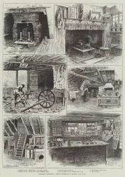 Streifzüge, rustikale Innenräume in Surrey und Kent